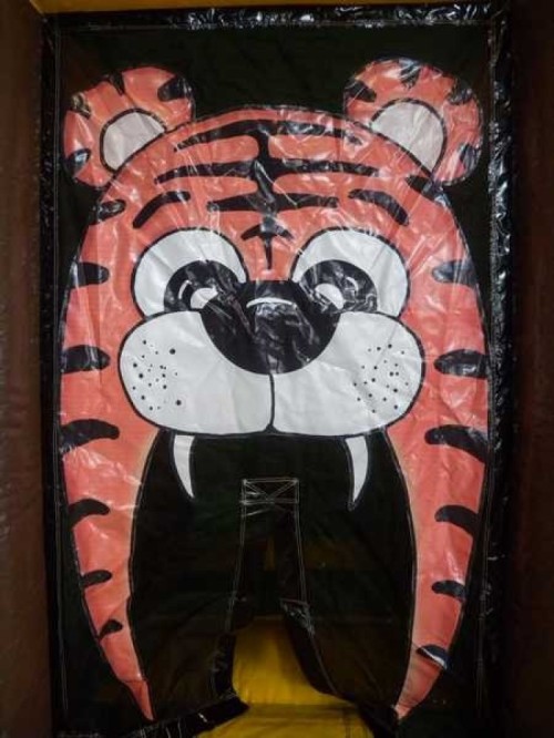 Springkussen Mini tijger met slide 